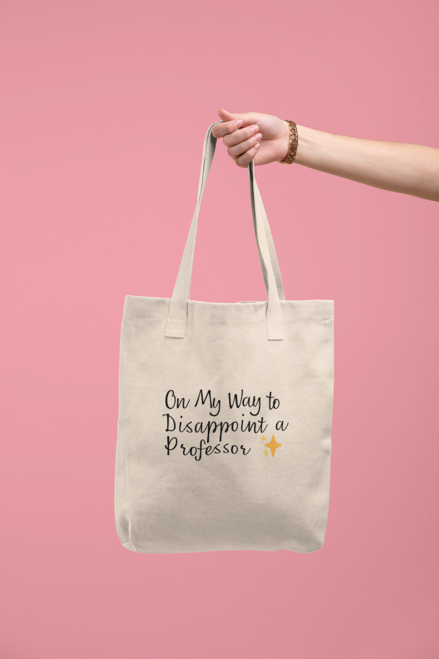 On My Way To Disappoint a Professor Tote Bag - One Size