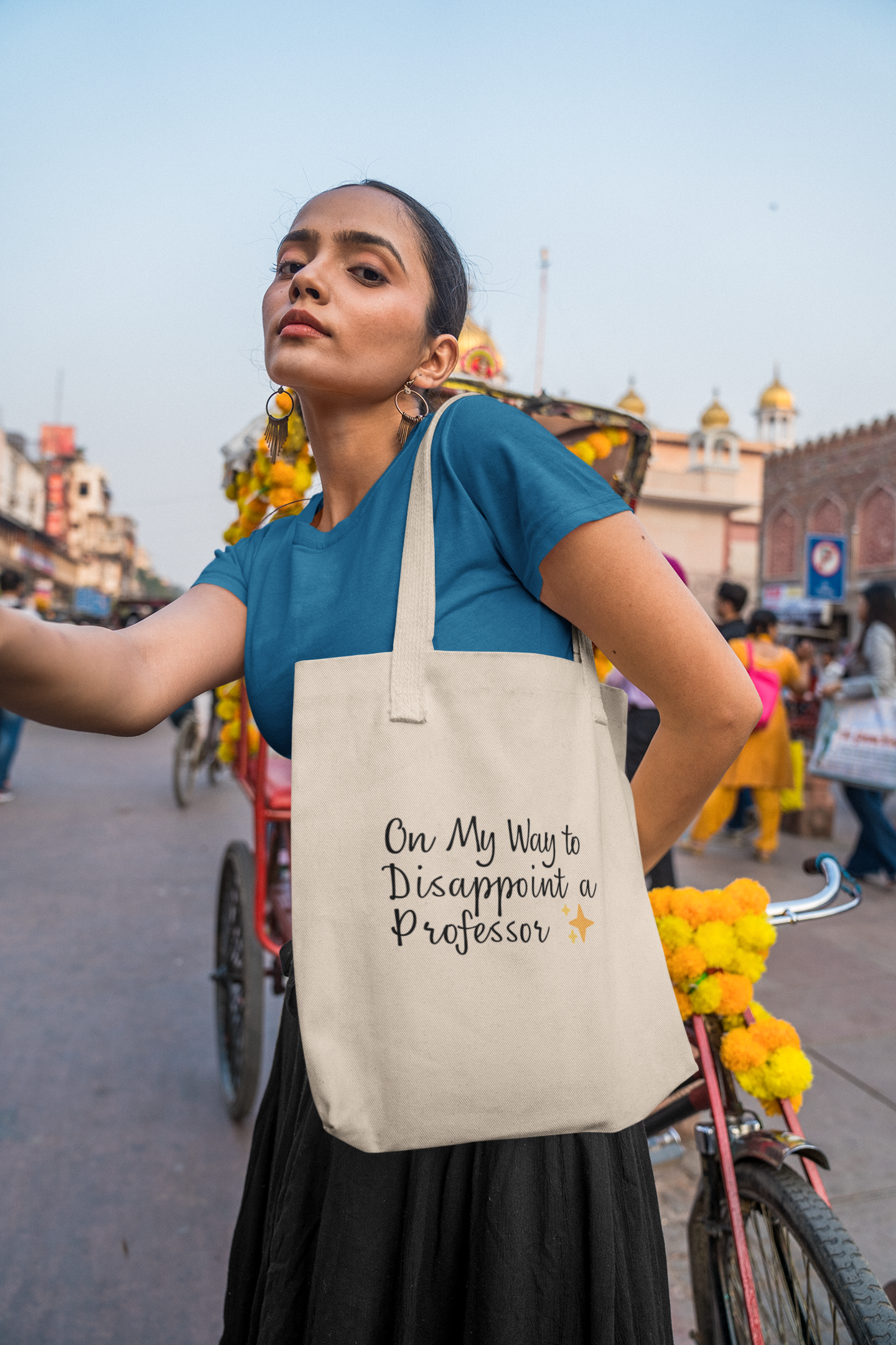 On My Way To Disappoint a Professor Tote Bag - One Size