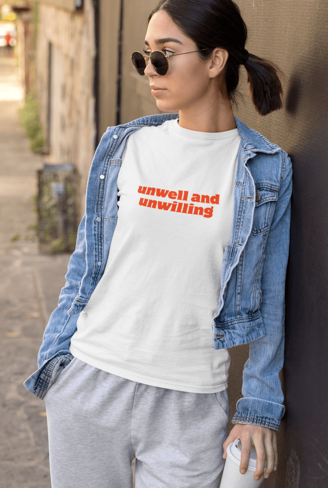 unwell and unwilling T-Shirt - The Kaleshi Collective
