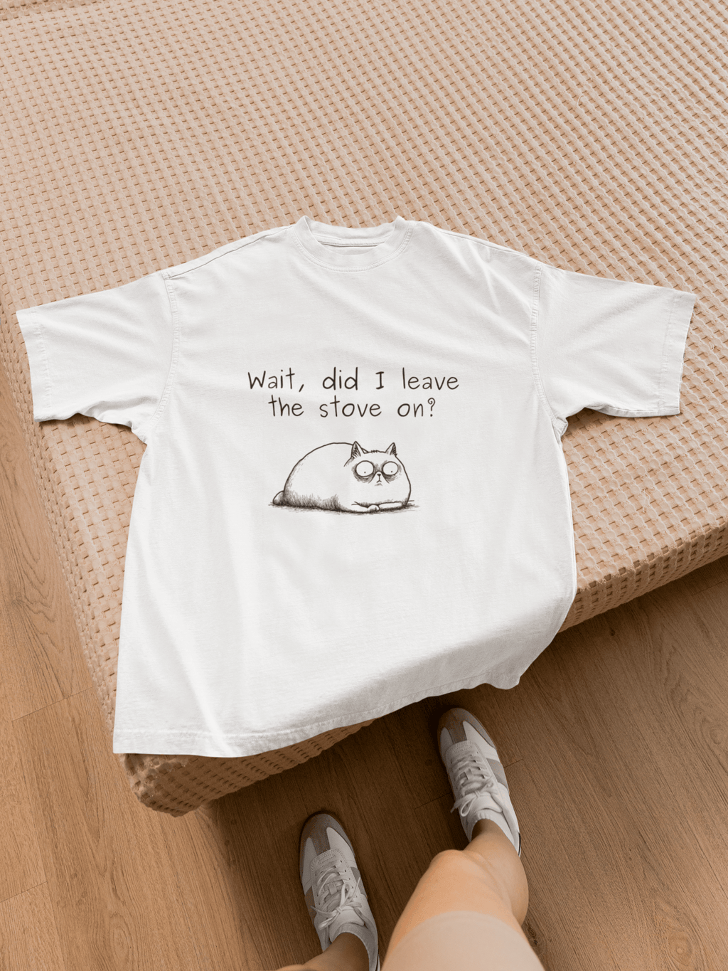 Wait, Did I Leave The Stove On Oversized T-Shirt - The Kaleshi Collective