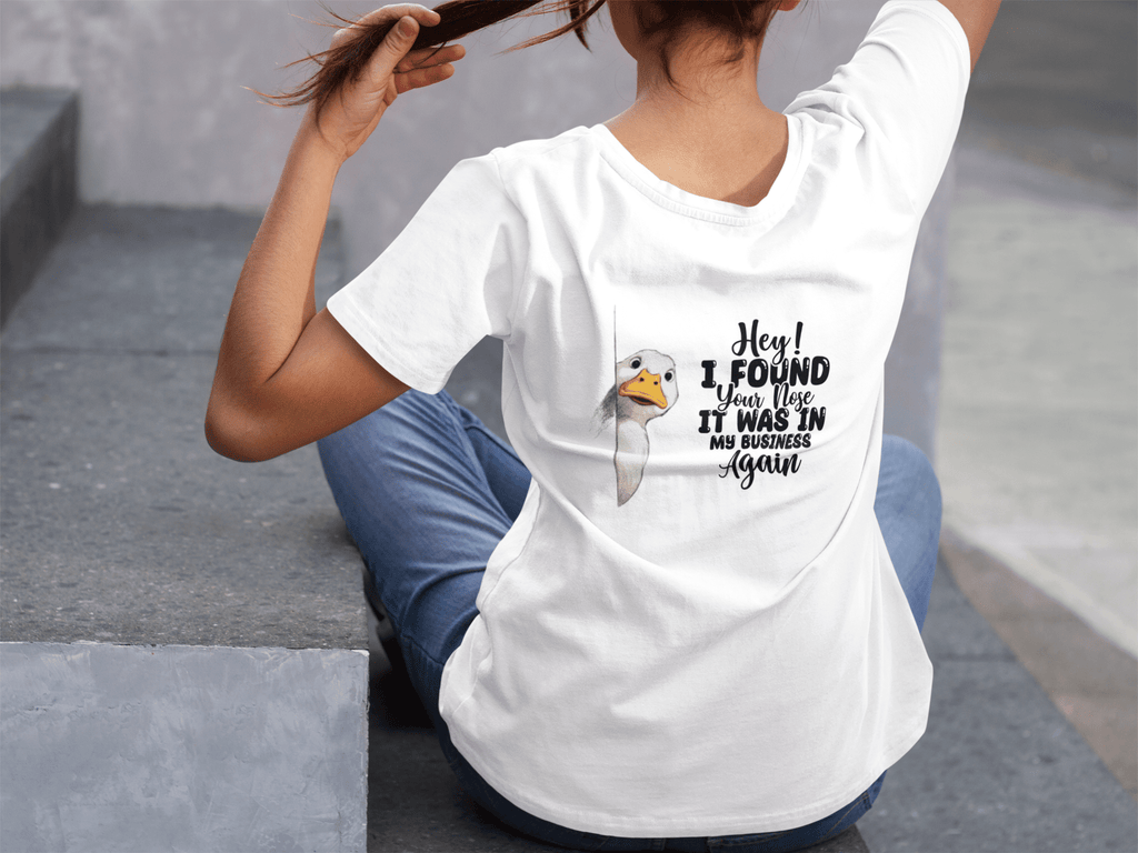 Your Nose Was In My Business Again Oversized T-Shirt - The Kaleshi Collective