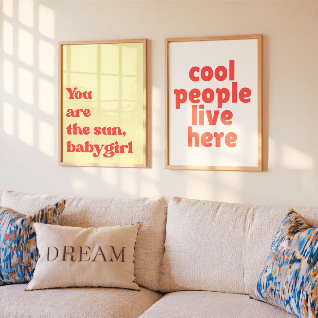 You're the sun babygirl poster - A2 Size - The Kaleshi Collective